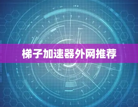 梯子加速器外网推荐
