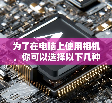 为了在电脑上使用相机，你可以选择以下几种方法