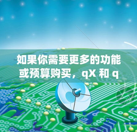 如果你需要更多的功能或预算购买，qX 和 qSpeed Up 也是非常不错的选择，它们支持更多复杂的加速和优化功能