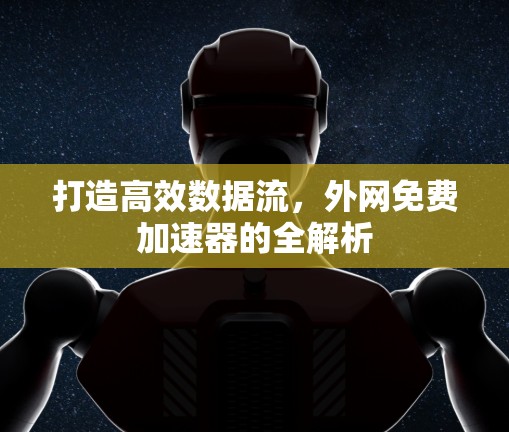 打造高效数据流，外网免费加速器的全解析