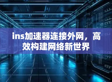 ins加速器连接外网，高效构建网络新世界