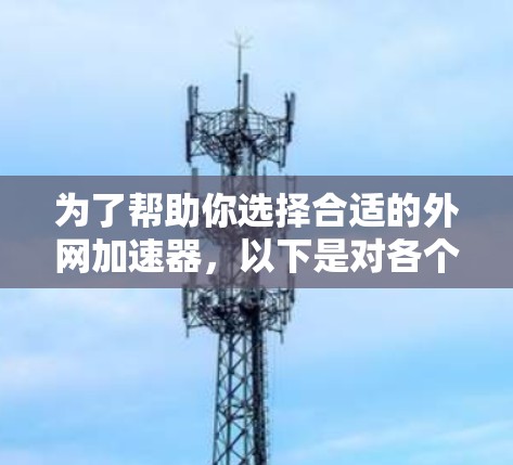 为了帮助你选择合适的外网加速器，以下是对各个工具的总结和建议