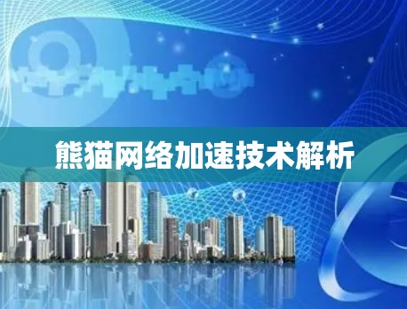 熊猫网络加速技术解析