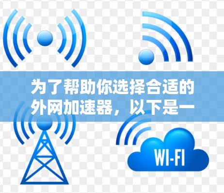 为了帮助你选择合适的外网加速器，以下是一些关键步骤和建议