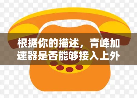 根据你的描述,青峰加速器是否能够接入上外网,这取决于青峰加速器的具体功能和平台。以下是可能的情形
