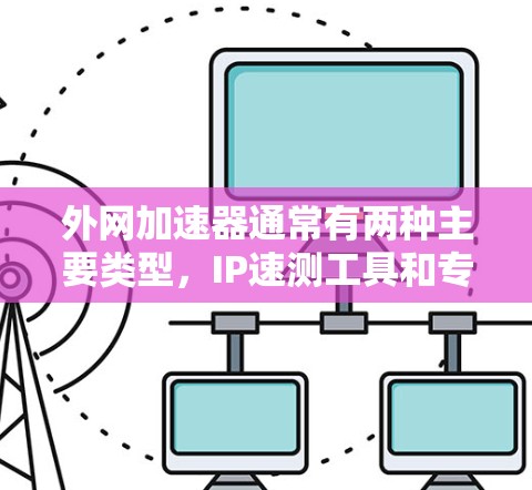 外网加速器通常有两种主要类型，IP速测工具和专门的加速工具。对于高速加速器