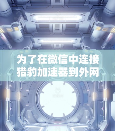 为了在微信中连接猎豹加速器到外网并使用电脑上的加速器来加速手机,可以按照以下步骤操作