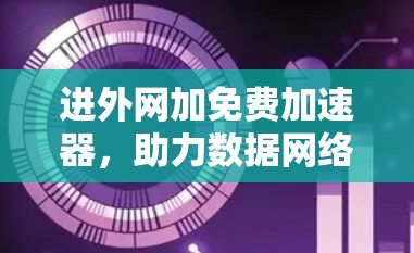 进外网加免费加速器，助力数据网络高效运行