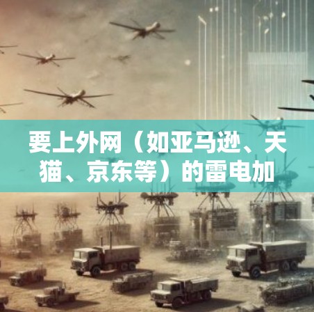 要上外网（如亚马逊、天猫、京东等）的雷电加速器，通常需要遵循以下步骤。以下是一些通用的步骤指南，您可以根据具体的平台进行调整