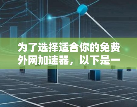为了选择适合你的免费外网加速器，以下是一些关键考虑因素和建议