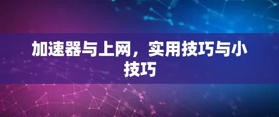 加速器与上网,实用技巧与小技巧