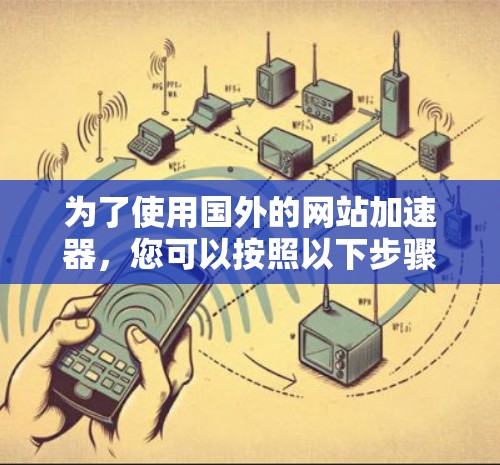 为了使用国外的网站加速器，您可以按照以下步骤进行