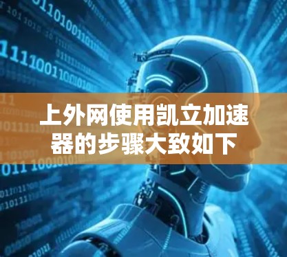 上外网使用凯立加速器的步骤大致如下