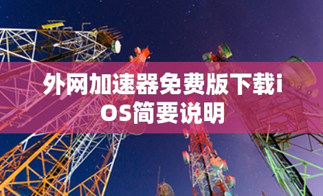 外网加速器免费版下载iOS简要说明