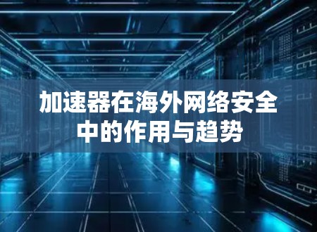 加速器在海外网络安全中的作用与趋势