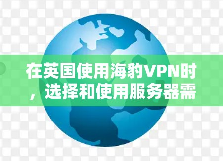 在英国使用海豹VPN时，选择和使用服务器需要谨慎，确保安全性和合法性。以下是一个详细且条理清晰的步骤指南，帮助您有效地进行选择和使用