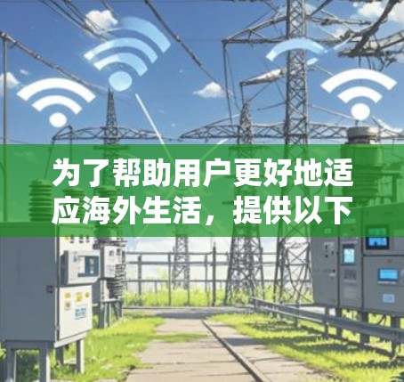 为了帮助用户更好地适应海外生活,提供以下内容