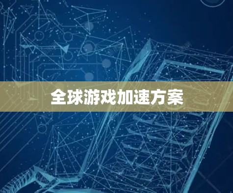 全球游戏加速方案