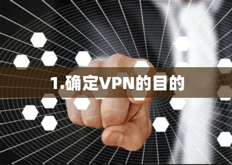 1.确定VPN的目的 1.确定VPN的目的