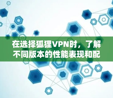在选择狐狸VPN时,了解不同版本的性能表现和配置差异是关键。以下是一个系统化的线路排行指南,帮助您更好地评估狐狸VPN的速度和安全性 在选择狐狸VPN时,了解不同版本的性能表现和配置差异是关键。以下是一个系统化的线路排行指南,帮助您更好地评估狐狸VPN的速度和安全性