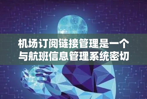 机场订阅链接管理是一个与航班信息管理系统密切相关的过程，旨在通过链接发布和管理航班信息。以下是对该领域的详细分析