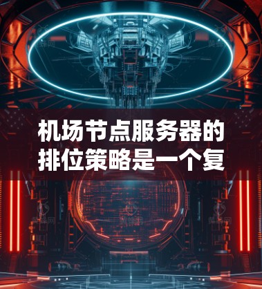 <strong>机场节点</strong>服务器的排位策略是一个复杂但重要的任务,需要综合考虑多个因素,以确保服务器的稳定性和高效运行。以下是一些关键点和排位策略建议