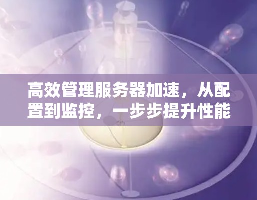 高效管理服务器加速,从配置到监控,一步步提升性能