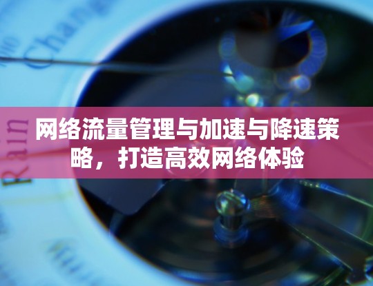 网络流量管理与加速与降速策略，打造高效网络体验