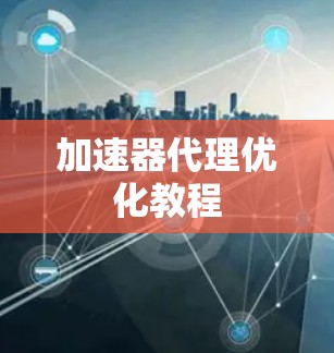加速器代理优化教程