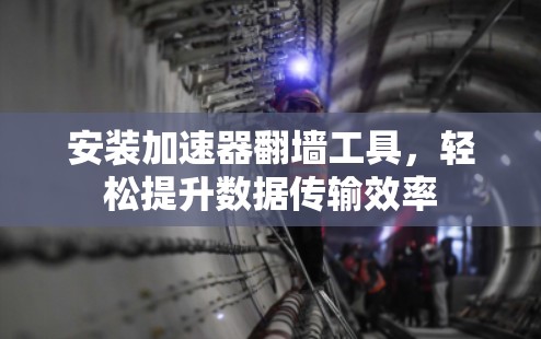 安装加速器<strong>翻墙</strong>工具,轻松提升数据传输效率