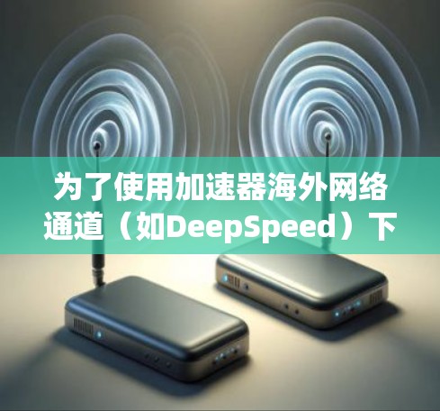 为了使用加速器海外网络通道（如DeepSpeed）下载资料，可以按照以下步骤操作