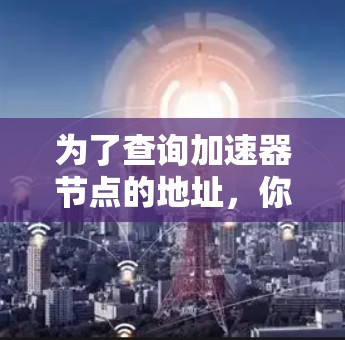 为了查询加速器节点的地址,你可以按照以下步骤操作