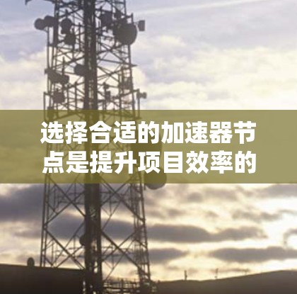 选择合适的加速器节点是提升项目效率的关键步骤。以下是一个清晰的指南，帮助你根据您的项目需求和硬件情况，选择最适合的加速器节点