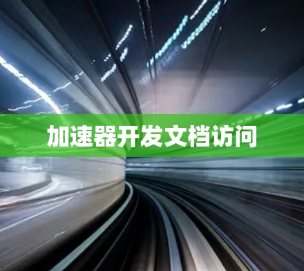 加速器开发文档访问