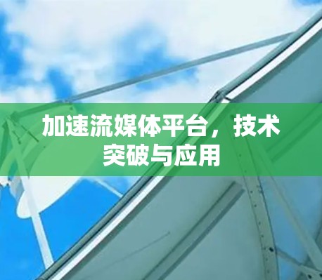 加速流媒体平台，技术突破与应用
