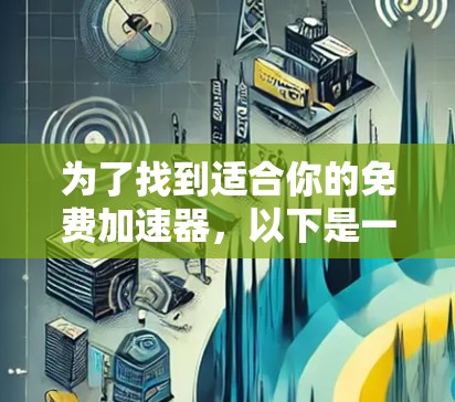 为了找到适合你的免费加速器，以下是一个分步指南，帮助你高效地选择和下载一个适合你的加速器