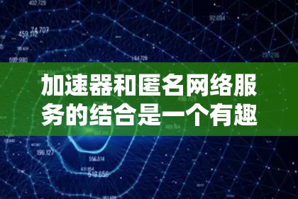 加速器和匿名网络服务的结合是一个有趣且可能有用的解决方案，但需综合考虑安全、隐私和性能等多个方面。以下是一个结构化的总结