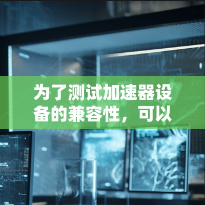 为了测试加速器设备的兼容性,可以按照以下步骤进行