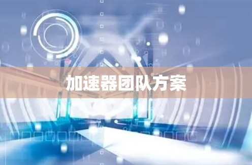 加速器团队方案
