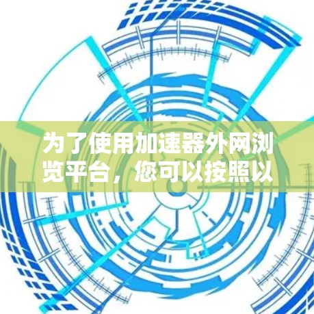 为了使用加速器外网浏览平台，您可以按照以下步骤进行