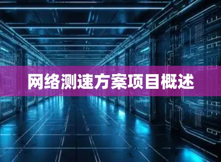 网络测速方案项目概述