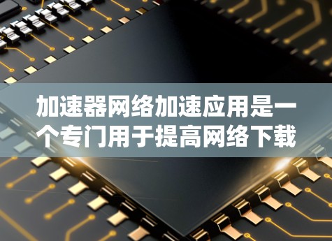 加速器网络加速应用是一个专门用于提高网络下载速度和处理大规模文件的工具。以下是对该工具的系统性的总结