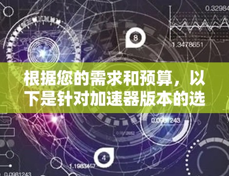 根据您的需求和预算，以下是针对加速器版本的选择建议