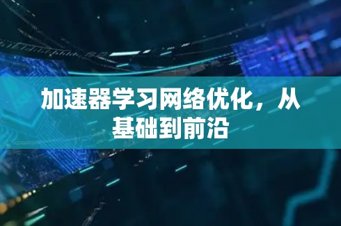 加速器学习网络优化，从基础到前沿
