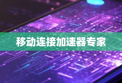 移动连接加速器专家